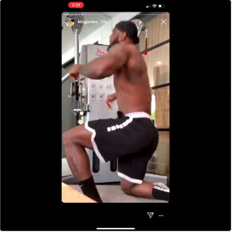 Le Bron Workout 1