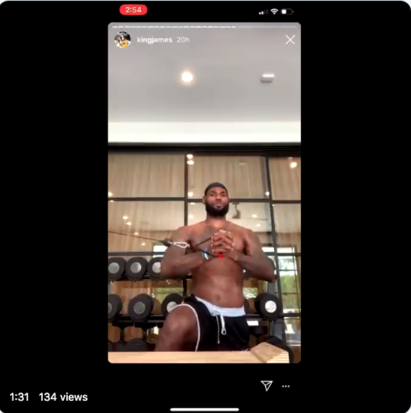 Le Bron Workout 2